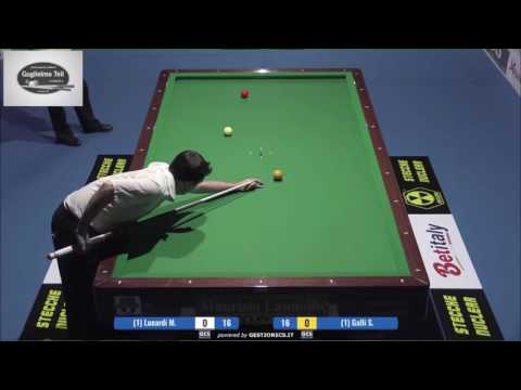 Lunardi Maicol VS Galli Simone | Campionato Italiano Biliardo 2016/2017(Torino)