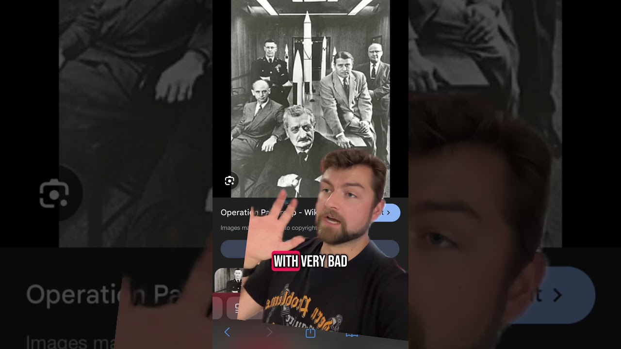 When the US Stole Na*i scientists #shorts