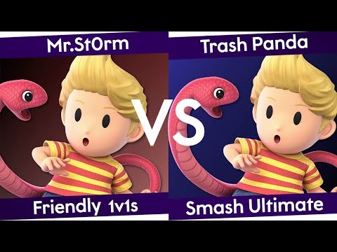Smash Ultimate Friendly 1v1s | Mr St0rm(Red Lucas) Vs.  Trash Panda(Gray Lucas)