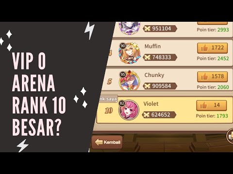 VIP 0 RANK ARENA 10 BESAR? JELAS BISA! | Idle Legends