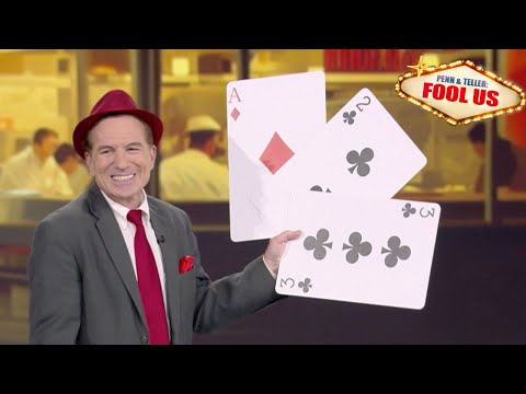 Penn & Teller Fooled By 3 Card Scam? - Joe Monti - Penn & Teller: Fool Us