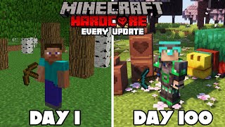 100 Days of Hardcore Minecraft But It Updates Every Five Days