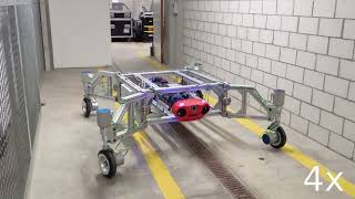 Design and Motion Planning for a Reconfigurable Robotic Base