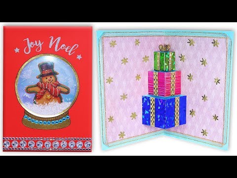 🎁⛄DIY: Tarjetas Navideñas en 3D ORIGINALES, FÁCILES Y RÁPIDAS de hacer ⛄🎁