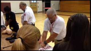 preview picture of video 'Palm Bay FL Middle School CPR Class'