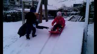 Zoe Speeltuin bloesem sleigh ride 18.12.2010