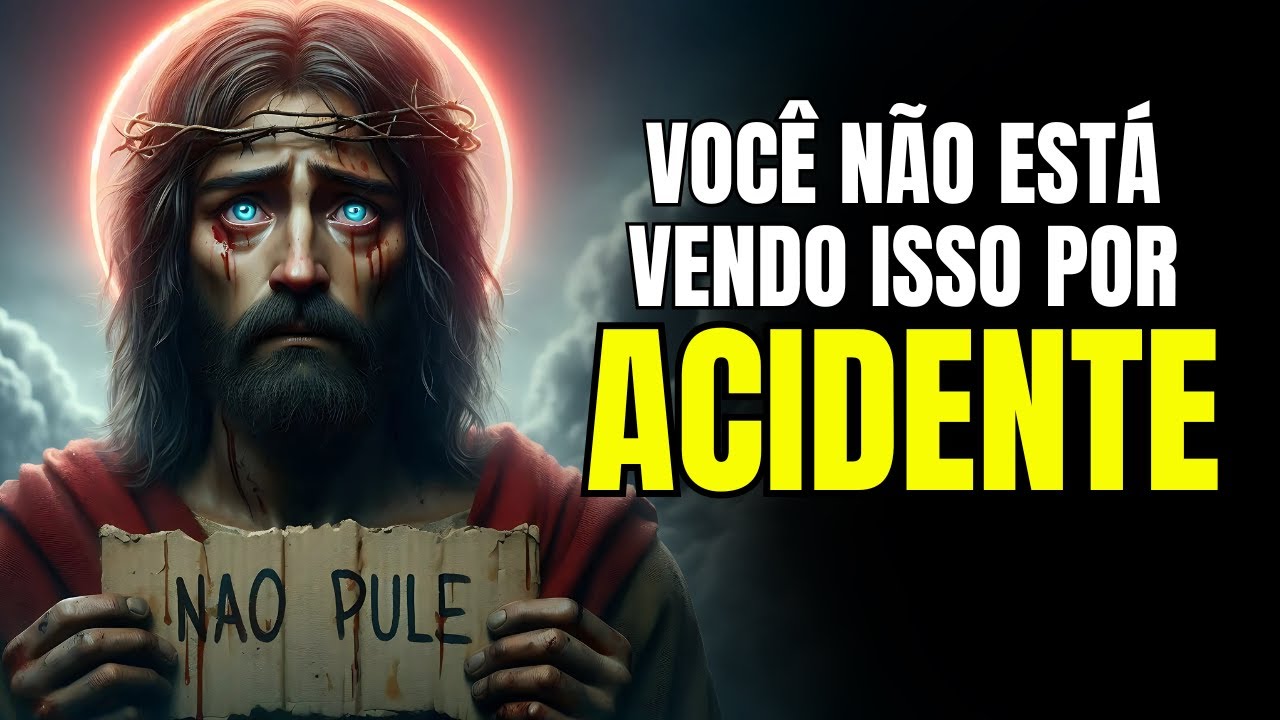 Deus Diz ➨ VOCÊ NÃO ESTÁ VENDO ISSO POR ACASO | Mensagem de Deus Para Você Hoje | Deus Fala Com Você