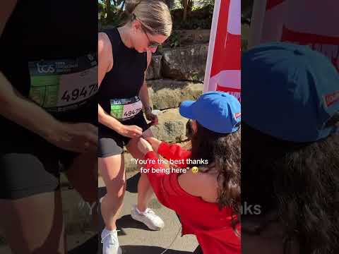 The best thing we heard today #sydneymarathon