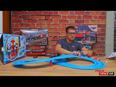 Slotcar Einstieg Carrera 1.First Spidey ab 3 Jahren im Aufbau