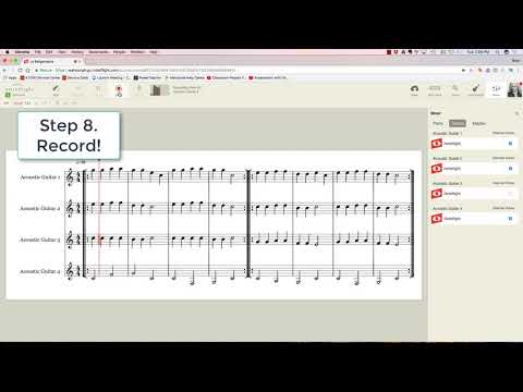 Recording in Noteflight