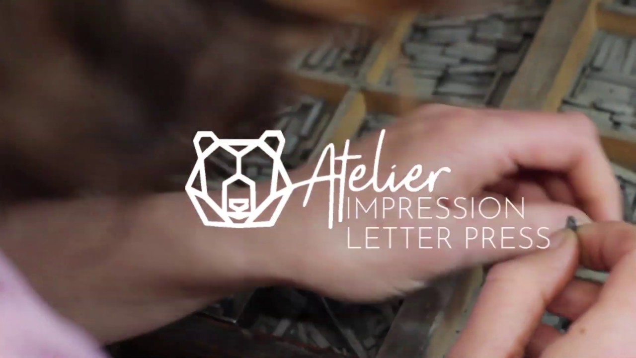 Imprimez vos cartes postales en letterpress - Vidéo