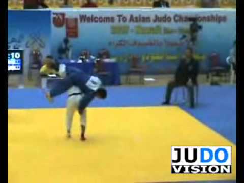 JUDO 2007 Asian Championships: Guvanch Nurmukhamedov (TKM) - Tsagaanbaatar Khashbaatar (MGL)