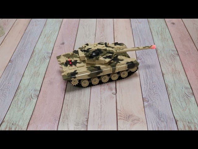 Танк р/у хаки 1:32 - видео