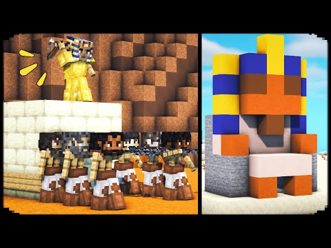 Minecraft: 10+ EGYPTIAN Build Hacks | Minecraft Building Ideas