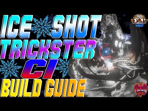 [Path of Exile 3.12 HEIST] - ICE SHOT CI TRICKSTER - Build Guide - Insane DPS & Solid Defense!