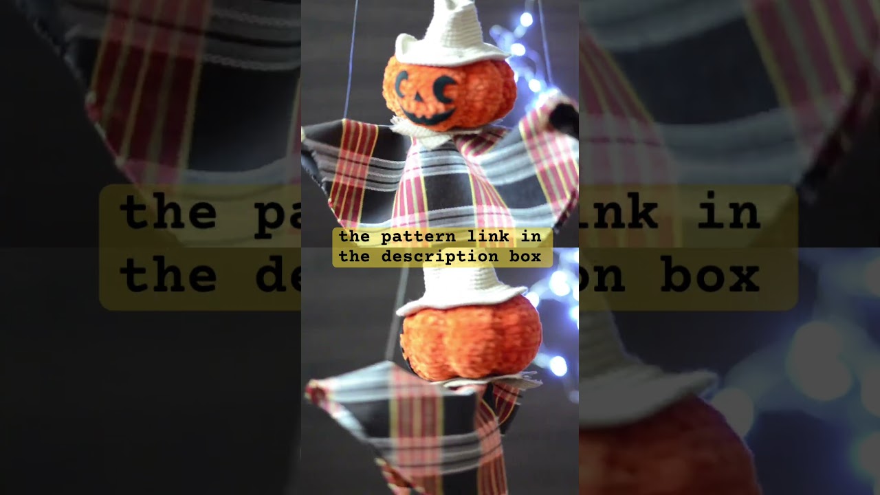 PREVIEW: Halloween Pumpkin Puppet crochet pattern