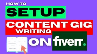 [$2,000/M] Content Writing Fiverr Gig Setup | How To Make Money On Fiverr | Freelance Writing