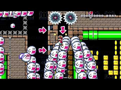Super Mario Maker: Speedrun: Escape from Ghosthouse