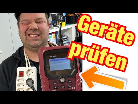 Test devices! According to DIN VDE Proofwood! [NO] Instructions 😜 Testboy TV 465