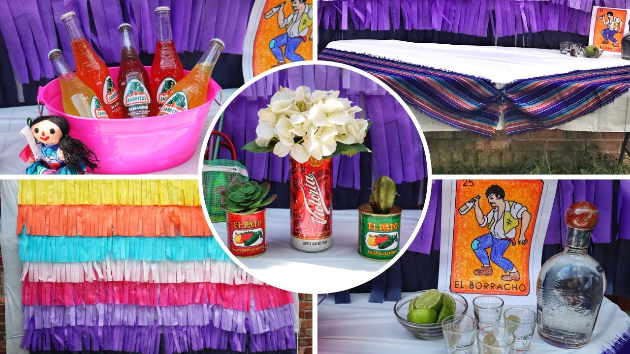 5 Decoration ideas for a Mexican Party