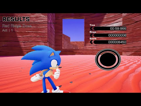 Sonic Red Ridge [SAGE 21] || Speedrun 00:59.966 In-Bounds%