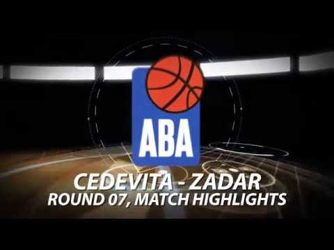 ABA Liga 2015/16 highlights: Cedevita - Zadar, R07 (26.10.2015)