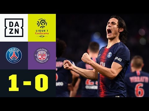 Edinson Cavani trifft, PSG setzt Siegesserie fort: PSG - Toulouse 1:0 | Ligue 1 | DAZN Highlights