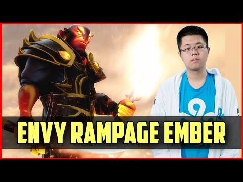 Secret.EternaLEnVy Rampage Ember Spirit DOTA 2 gameplay