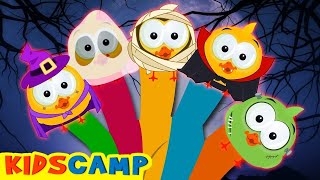 Scary Ducks Finger Family | Funny Halloween Songs By KidsCamp
