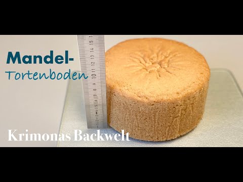 Mandel Tortenboden hoch und glatt backen 🍰  / Wunderkuchen / Almond Flan Cake / für Motivtorten