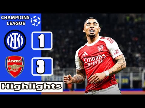 Inter Milan vs Arsenal 1-3 || Highlights & All Goals || UEFA Champions League 25/26