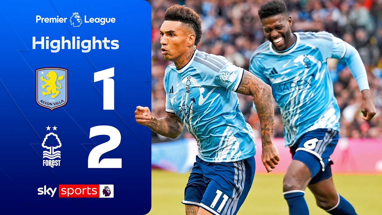 Jesus bags LATE winner for Forest! 💥 | Aston Villa 1-2 Nottingham Forest | Premier League Highlights