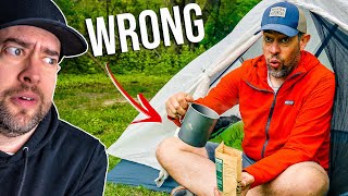 5 mistakes EVERY new camper makes COOKING