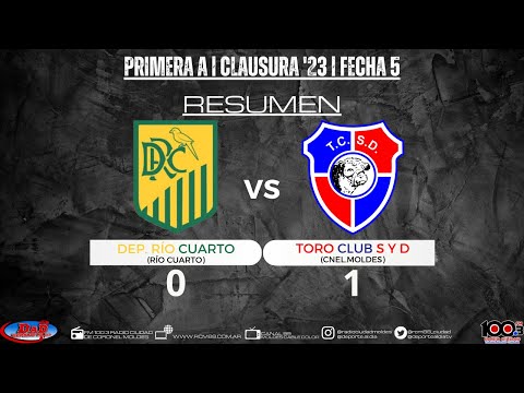 Dep. Río Cuarto 0 - Toro Club 1  #fecha5  #primera #clausura2023 #lrfrc