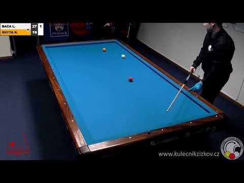 Czech  3-cushion D2 - 10th round Libor Bača v Radek Šnyta