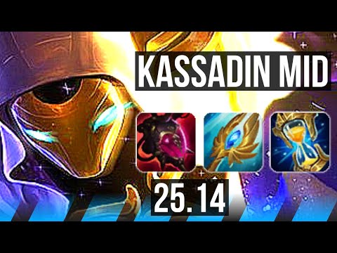 KASSADIN vs LEBLANC (MID) | Legendary | KR Master | 25.14