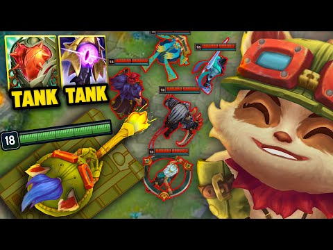 THE UNBEATABLE TANK TEEMO BUILD I CAN'T STOP PLAYING
