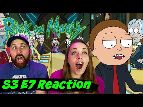 Rick and Morty S3 E7 "The Ricklantis Mixup" REACTION - REACTIONS ON THE ROCKS!