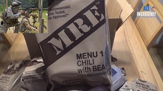 Сухпай Армии США меню 1 MRE USA ARMY Menu 1 Chili with Beans ИРП