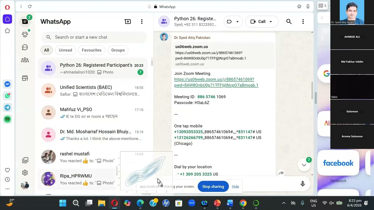 Python26: how to create density plot in pyhton