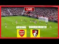 Arsenal vs Bournemouth LIVE: Premier League 23/2024 🔴 Realistic Simulation PES 2021 Gameplay