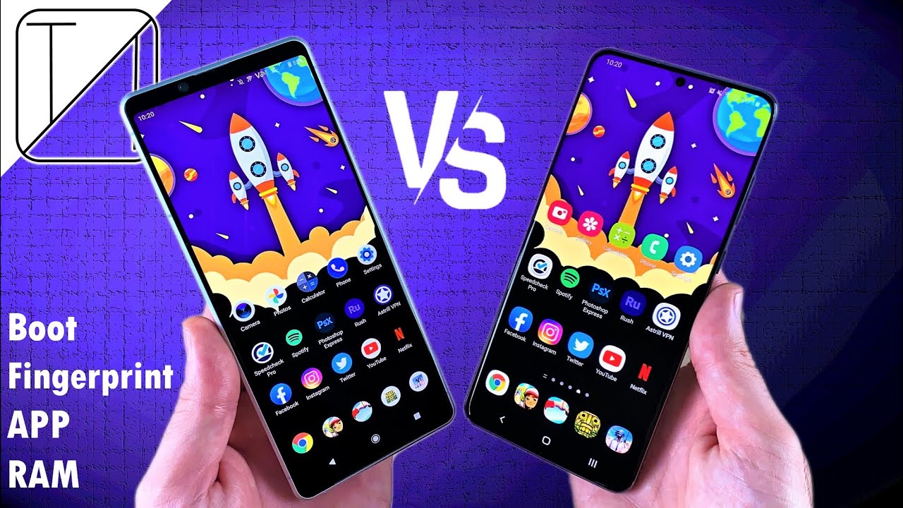 Sony Xperia 1 II vs Galaxy S20 Ultra Speed Test