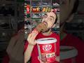 Food ASMR Eating a Giant KitKat Bar 🍫 #asmr #food #mukbang #satisfying #kitkat #chocolate