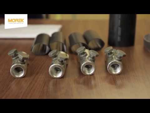 Morek 1kV terminations for XPLE PVC cables with Shear Bolt lugs