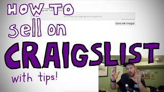 How to sell on Craigslist | Full Walkthrough with Tips