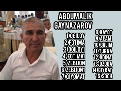 ABDUMALIK GAYNAZAROV - ALBOM DASTURI (1-qism).