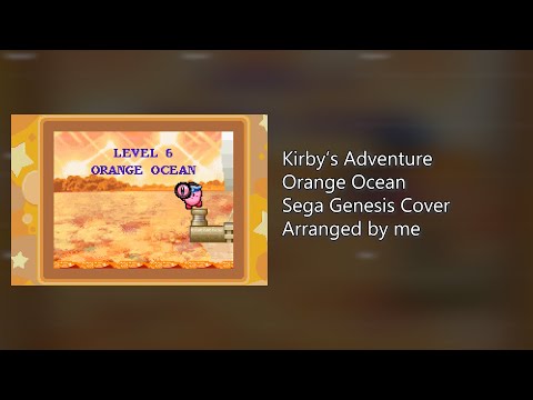 Orange Ocean ~ Kirby's Adventure | Sega Genesis Cover