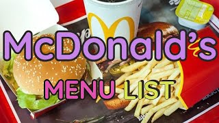 McDonald's Menu Prices 2022 [Philippines Restaurant Menu]