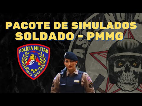 PACOTE DE SIMULADOS PMMG 2023 - SOLDADO