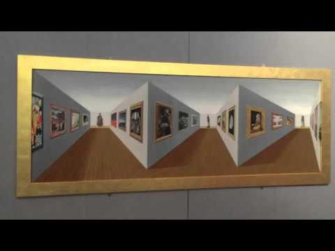 3D Art - "Superduperperspective" - Patrick Hughes - Birmingham Art Gallery